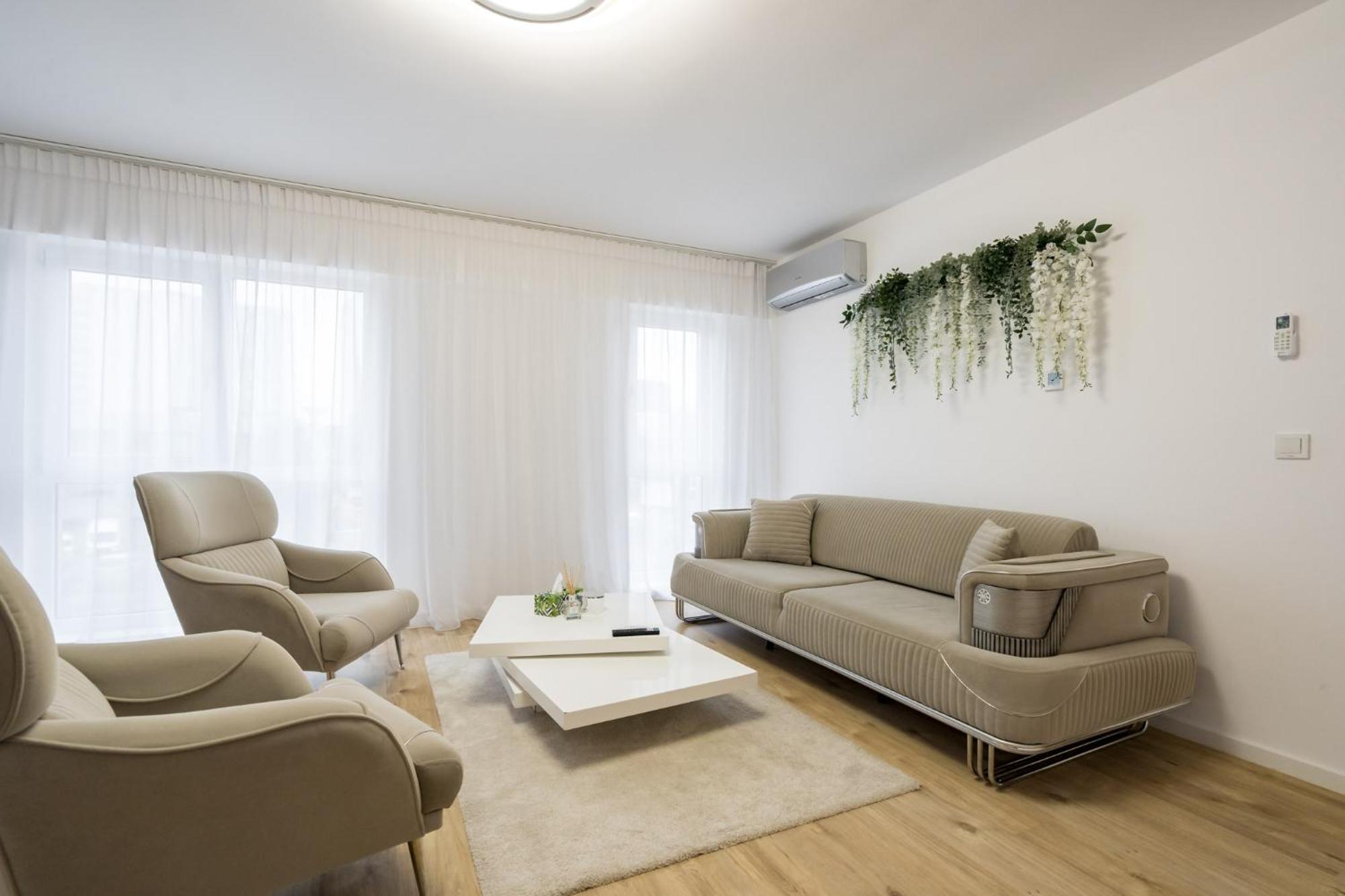 Breeze - Modern Escape In Pipera Apartment Bucharest Luaran gambar